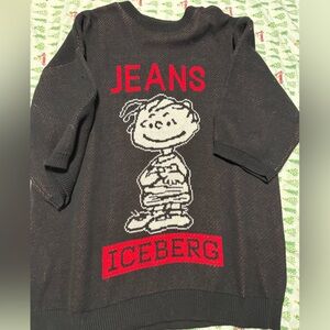 Iceberg Vintage 90’s adorable sweater with Linus from Peanuts